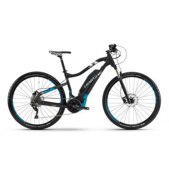 Велосипед  Haibike SDURO HardNine 5.0 500Wh 29", рама M, черно-сине-белый, 2018 (арт 4540088845) - фото №1